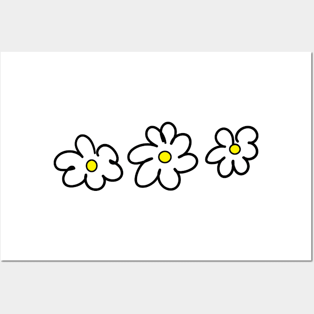 Cute Flowers Tumblr Wall Art by Islanr